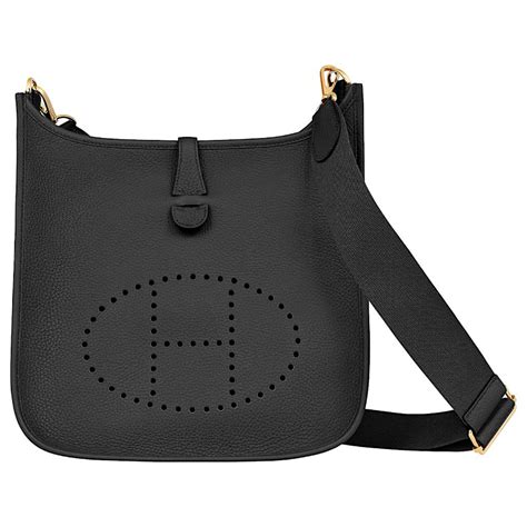 hermes eblin schwarz|Hermes evelyne handbags.